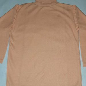 High Neck Cotton Tshirt 🛍 -orange