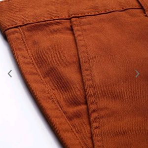 ⚡[SALE] Roadster Men Rust Brown Chinos Trousers