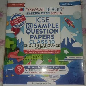 oswaal Icse Class 10 Sample Paper English Language