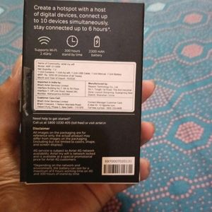 Airtel AMF-311WW With 3 Month 1.5 GB Data Free Ins