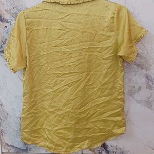 Golden Shirt For Women & Girls