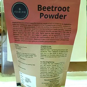 Beetroot And Orange Peel Powder