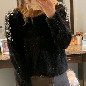 Embellished Sweater