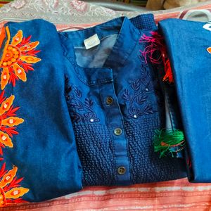 4 Denim Kurti Combo