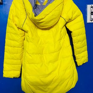 Winter Puffed Yellow Warm Jacket (sweater)