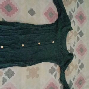 Olive Green Colour Kurti