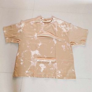 Combo:Acid Washed Unisex French Terry Cotton T-shi