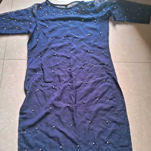 BLUE MOTI KURTI Xl Size