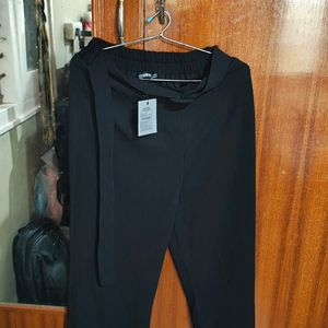 Black Trouser Wide Leg