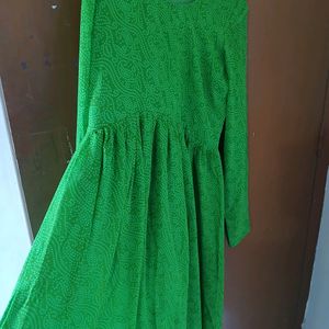 Chiffon Light Green ANARKALI Kurta