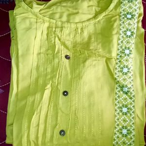 Max Brand Olive Green Kurti