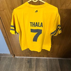 Oversized CSK MS Dhoni Tshirt - Official merch