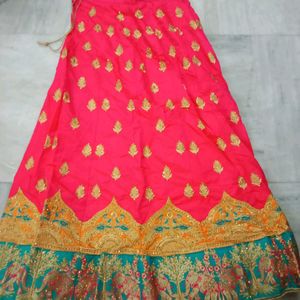 Elephant Pattern Lehanga choli For Festivals