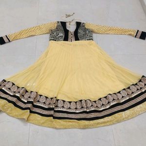 Yellow Anarkali