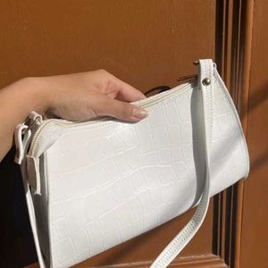 White Korean Shoulder Bag