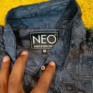 *NEO Printing Semi Formal Cotton Shirt*