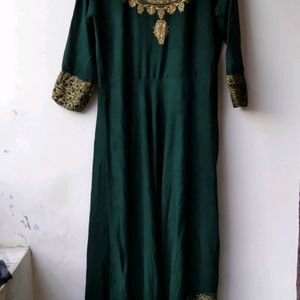 Green Anarkali Suit + Dupatta