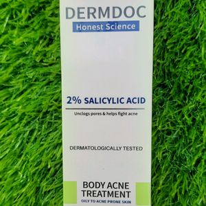 Dermdoc 2% Salicylic Acid Body Acne Treatment