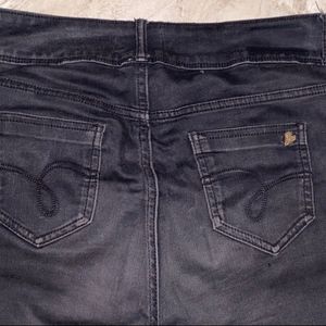 High Waist Black Skinny Jeans