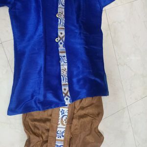 Boy Silk Kurta-Dhoti Set- SALE