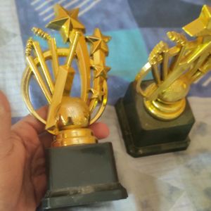 2 METAL MOTM TROPHIES