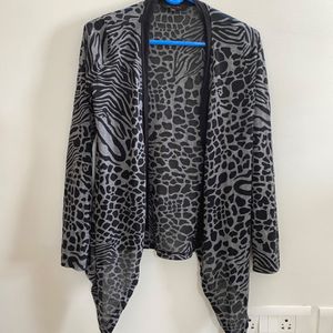 Latin Quarters Zebra Print Shrug