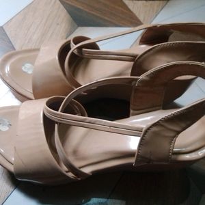 Brown Colour Wedges For Women