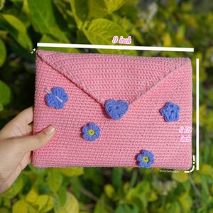 Crochet Love Letter Book Sleeve