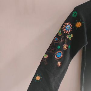 Embroidery Korean Sweater