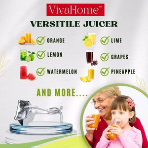 VivaHome Aluminum Hand Juicer 3 Piece Available