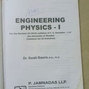 Engineering Physics Book Of Semester 1