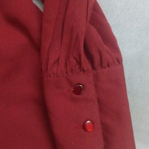 RED WINE COLOUR NEW TUNIC