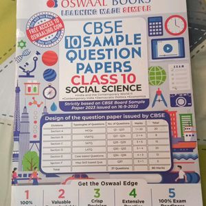 ❗PRICE DROP❗Ooswal Class 10 Sample Papers Of SST