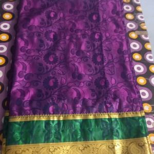 Purple Saree