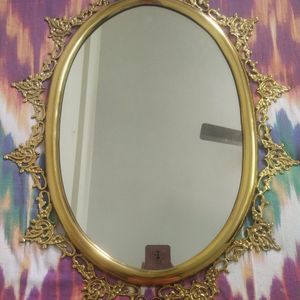 Gold Plated Wall Mirror With No Defects