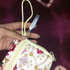 EMBROIDED MULTI COLOUR Fancy PURSE