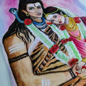 Shiv Parvati Painting