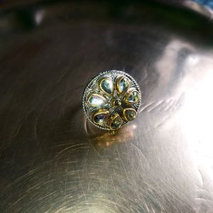 Beautiful Kundan Finger Ring