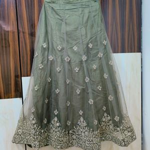Heavy Party Wear Skirt With A Line Top N Dupatta