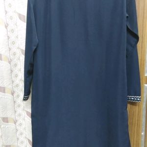 Long Navy Blue Sherwani