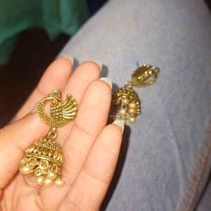 Golden Bronze Jhumki