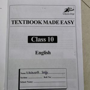 10th Class English Material