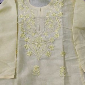 Half Price Chickenkari Lucknowi Kurti