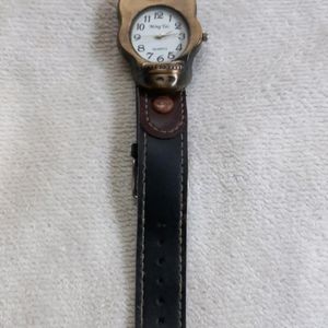 RED INDIAN ANTIQ WATCH RUNNING CONDITION