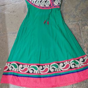 Dori Work Anarkali Kurti