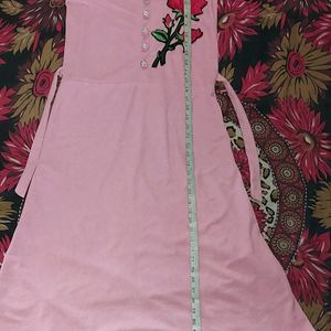 Pink Western Kurti