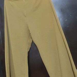 Khaki High Waist Trouser Pant For 34 Size