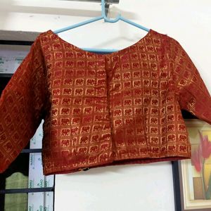 Women's Banarasi Silk Blouse Bust 40