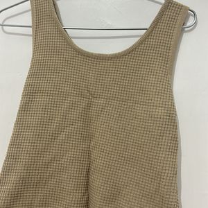 Beige Tank Top Co-ord Set