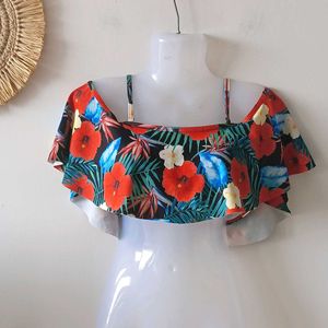 Tropical Crop Top From Italy